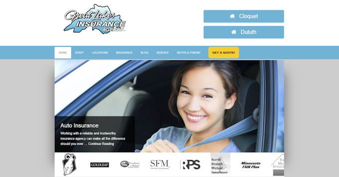Great Lakes Insurance Home Page